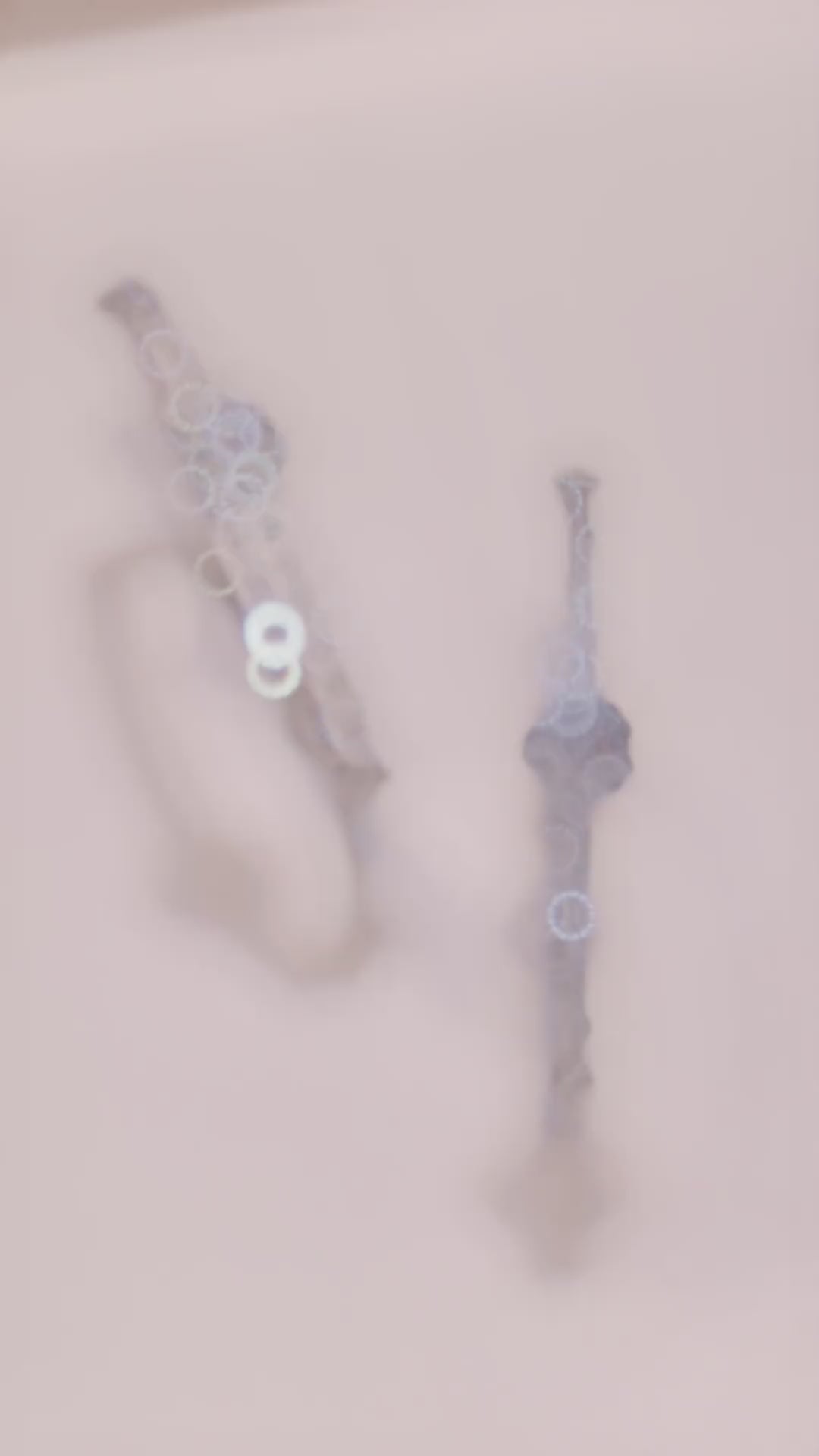 #4893 白いダイヤフルカメリア豪華に埋め込まれた万能ブレスレット（925銀）